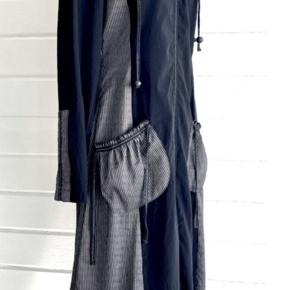 Dzhaveal Couture Long Trench Coat or Dress Sz XL. - Picture 2 of 7